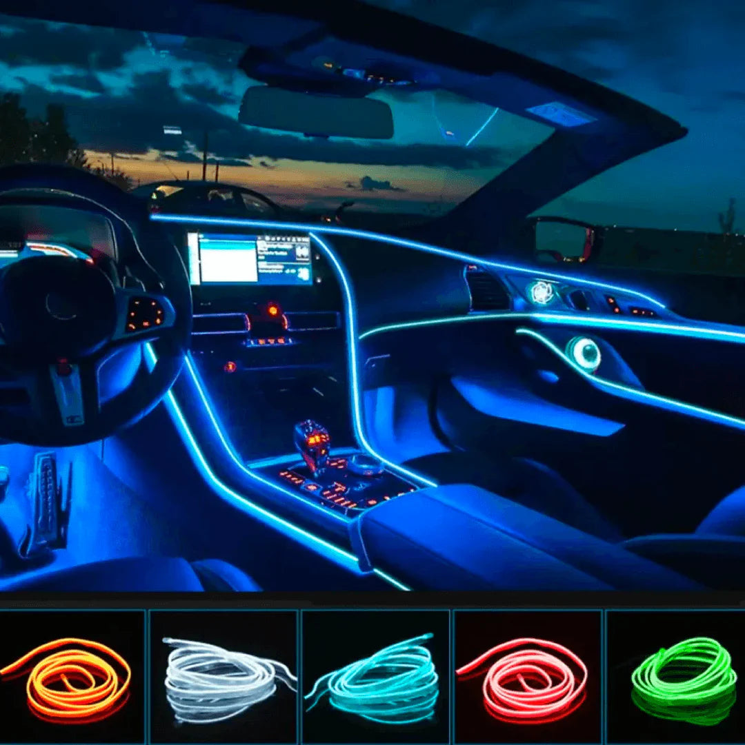 TIRA DE LUCES LED PARA INTERIOR DEL AUTOMÓVIL