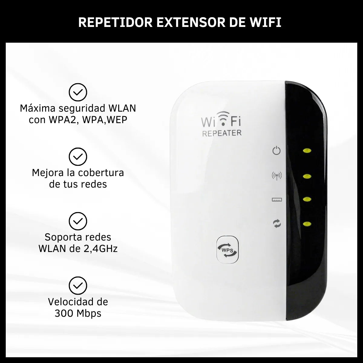 REPETIDOR WIFI 300 MBPS | AMPLIFICADOR DE SEÑAL