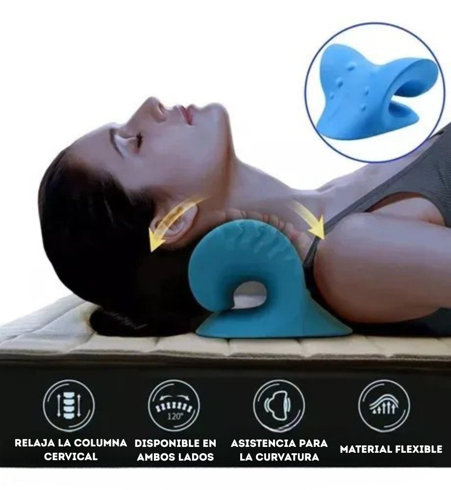 COJÍN CERVICAL ORTOPÉDICO - RELAJANTE Y MASAJEANTE